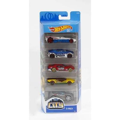 HETE WIELEN - Doos met 5 auto's - Willekeurig model