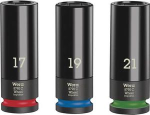 Wera 05004595001 3-delige Wheel Impaktor Dopsleutelset 1 - 1/2&apos;&apos; - 85mm - 05004595001