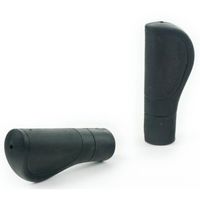 Widek handvatten City Comfort 120 mm rubber zwart 2 stuks - thumbnail