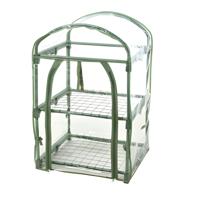 Pro Garden broeikas/kweekkas - 84 x 50 x 45 cm - staal - 2 etages - moestuin - tuinieren