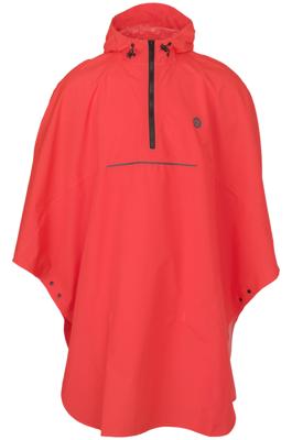 AGU GO Grant Regenponcho Essential - Rood - One-size - Waterdicht