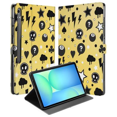 Book Case Hoesje met Standaard Punk Yellow Samsung Galaxy Tab S10 FE Plus Book Case Hoesje met Standaard Punk Yellow Samsung Galaxy Tab S10 FE Plus