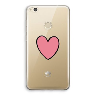 Hartje: Huawei Ascend P8 Lite (2017) Transparant Hoesje