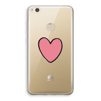 Hartje: Huawei Ascend P8 Lite (2017) Transparant Hoesje