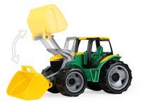 Lena tractor met voorlader jongens 62 x 22 cm groen/geel - thumbnail