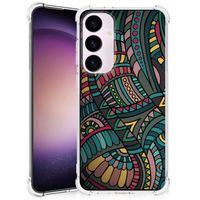 Samsung Galaxy S24 Plus Doorzichtige Silicone Hoesje Aztec