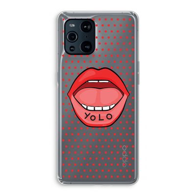 Yolo Denise: Oppo Find X3 Transparant Hoesje