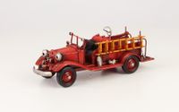 Miniatuurmodel tin oude Brandweerwagen - thumbnail