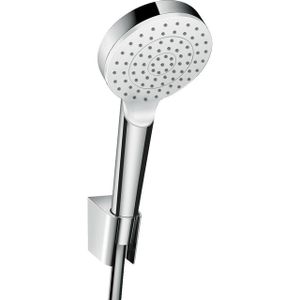 Hansgrohe Crometta 1jet porter doucheset met slang 125cm wit chroom 26690400