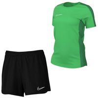 Nike Dri-FIT Academy 23 Trainingsset Dames Groen Wit - thumbnail