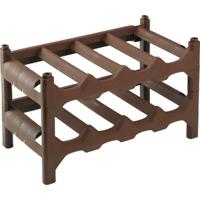 Wijnfles rek - 41 x 24 x 24 cm - voor 8 flessen - Kunststof - flessenrek - wijnrek