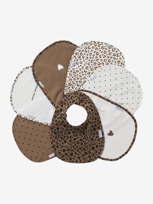 Weekplanner van ENVIE DE FRAISE slabbetjes met luipaardprint, personaliseerbaar beige