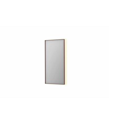 Spiegel INK SP32 50x4x100 cm Incl. Indirect LED-Verlichting Rondom en Spiegelverwarming Geborsteld Koper