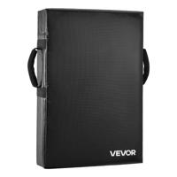 VEVOR Soccer Blocking Dummy Blocking Pads (600 x 405 x 120 mm), Kick Shield Pad met handvatten, Tackelende dummies van hoogwaardig spons, Trainingsuitrusting voor basketbal, hockey, lacrosse, zwart, 1 verpakking.
