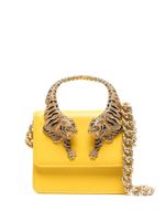 Roberto Cavalli sac porté épaule à anse structurée - Jaune