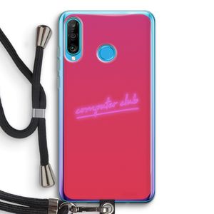 Vice Glow: Huawei P30 Lite Transparant Hoesje met koord