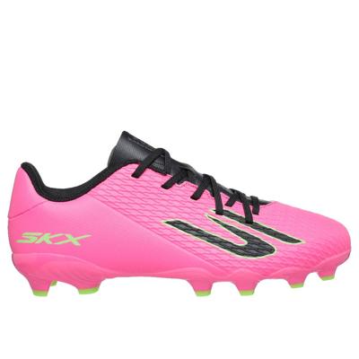 Skechers SKX_2 Gras / Kunstgras Voetbalschoenen (MG) Kids Roze Zwart
