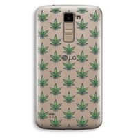 Weed: LG K10 (2016) Transparant Hoesje