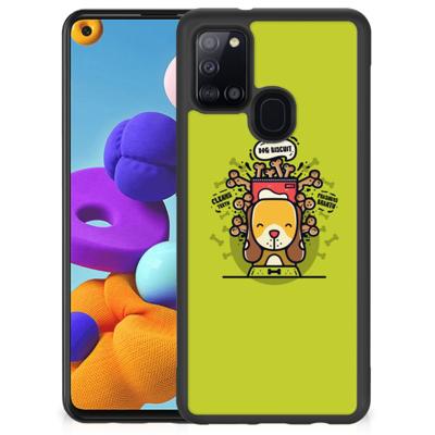 Samsung Galaxy A21s | Bumper Hoesje | Doggy Biscuit