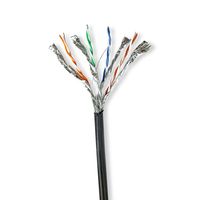 Nedis CCBG8599BK100S netwerkkabel Zwart 100 m Cat7 S/FTP (S-STP)