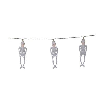 Halloween Decoraties Blauw / Wit 40 x 40 cm LED x 10