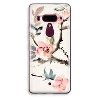 Japanse bloemen: HTC U12+ Transparant Hoesje