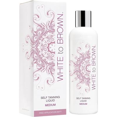 White to Brown Self Tanning Liquid