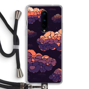 Patroon Wolken: OnePlus 8 Transparant Hoesje met koord
