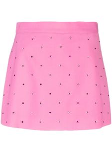 MSGM jupe-short cloutée à taille haute - Rose