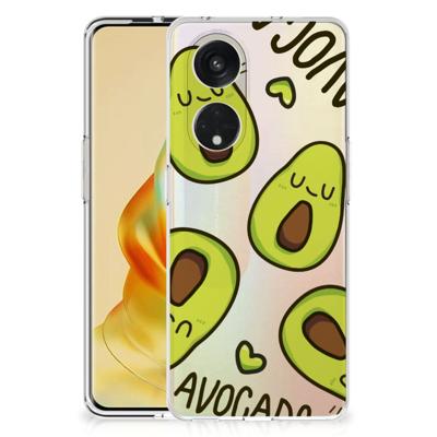 OPPO Reno8 T 5G Telefoonhoesje met Naam Avocado Singing OPPO Reno8 T 5G Telefoonhoesje met Naam Avocado Singing