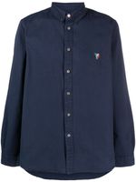 PS Paul Smith chemise à logo brodé - Bleu