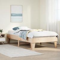Bedframe zonder matras massief grenenhout 90x200 cm