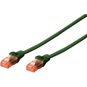 Digitus DK-1612-050/G RJ45 Netwerkkabel, patchkabel CAT 6 U/UTP 5.00 m Groen Verdraaide paren 1 stuk(s)