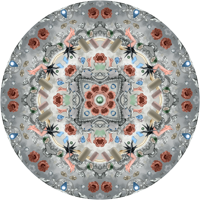 Moooi Carpets - Vloerkleed Utopian Fairy TalesIce Low Pile - 350 cm rond