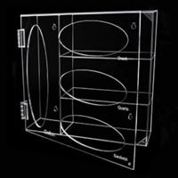 ClearWall Transparante Wandopbergdoos voor Keukenopslag