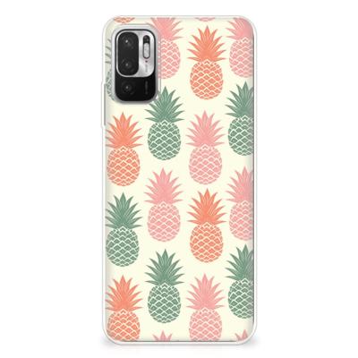 Xiaomi Redmi Note 10/10T 5G | Poco M3 Pro | Siliconen Case | Ananas
