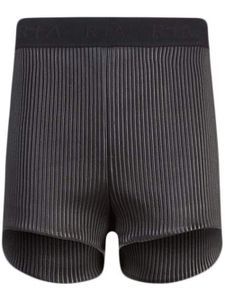 RTA short slim à design nervuré - Noir