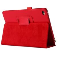 Litchi textuur horizontale Flip PU lederen beschermhoes met houder voor iPad mini 2019 (rood)