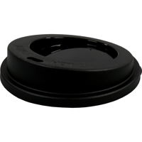 Deksel | PP | rond | reusable | Ø90mm | zwart | 80 stuks