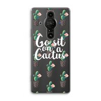 Cactus quote: Sony Xperia Pro-I Transparant Hoesje