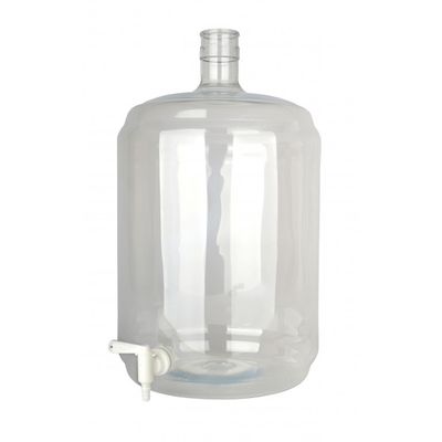 Gistingsfles pet 23 liter met kraan 5/16"-7/16"