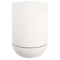 Fioriera rotonda RIVIERA GRANIT TULIP - Plastica - Diametro 40 cm - Bianco