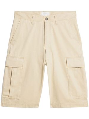 AMI Paris short droit à poches cargo - Tons neutres