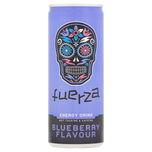 Fuerza Energy Drink Blueberry Flavour 250ML bij Jumbo