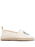 Maison Kitsuné espadrilles à logo brodé - Tons neutres