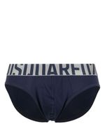 DSQUARED2 logo-tape elasticated briefs - Bleu - thumbnail