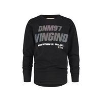 Vingino longsleeve Jargio met logo zwart - thumbnail