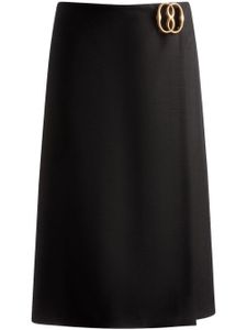 Bally jupe à plaque logo - Noir
