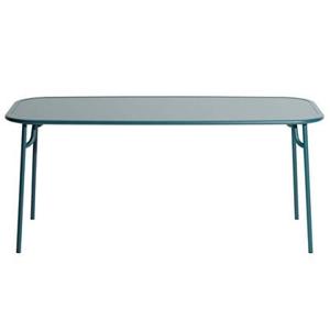 Petite Friture Week-end tuintafel 180x85 met dicht blad Ocean Blue