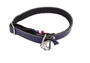 Martin Martin halsband kat dakota leer blauw